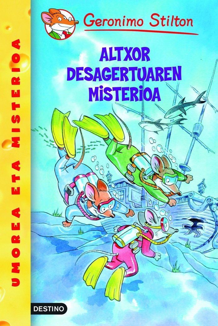 Altxor desagertuaren misterioa, de Stilton | portada del libro
