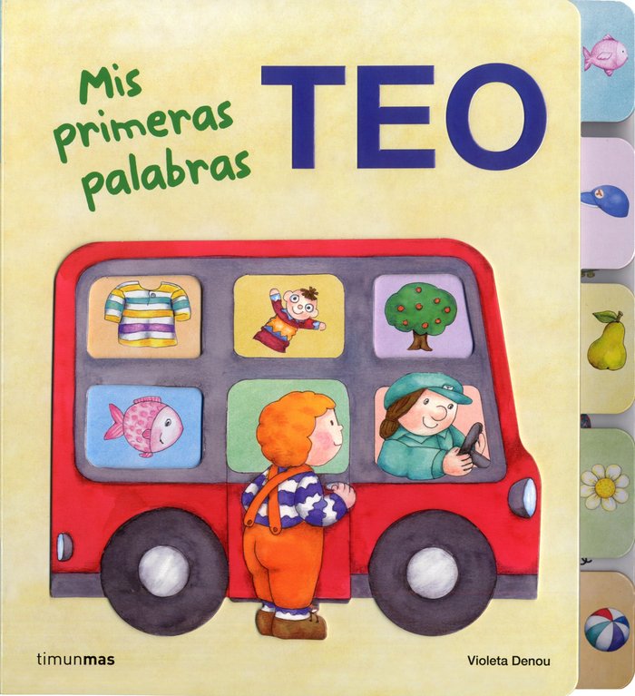 Teo. Mis primeras palabras, de Denou | portada del libro