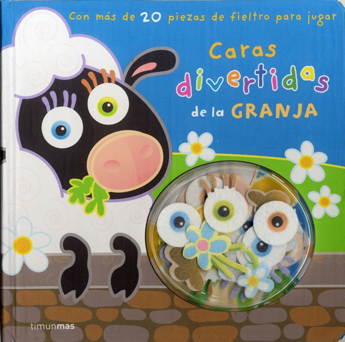 Caras divertidas de la granja, de Lambert | portada del libro