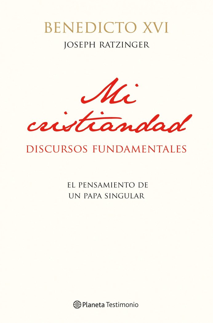 Mi cristiandad, de Ratzinger | portada del libro