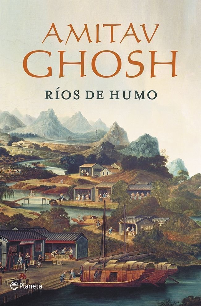 Ríos de humo, de Ghosh | portada del libro