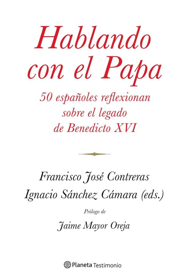Hablando con el Papa, de Sánchez Cámara | portada del libro