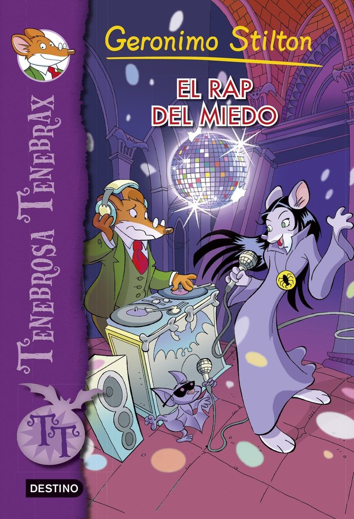 El rap del miedo, de Stilton, Geronimo | portada del libro