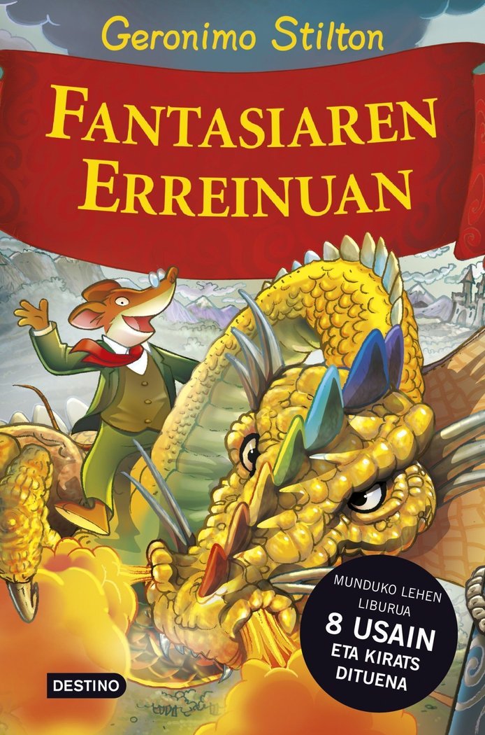 Fantasiaren erreinuan, de Stilton | portada del libro
