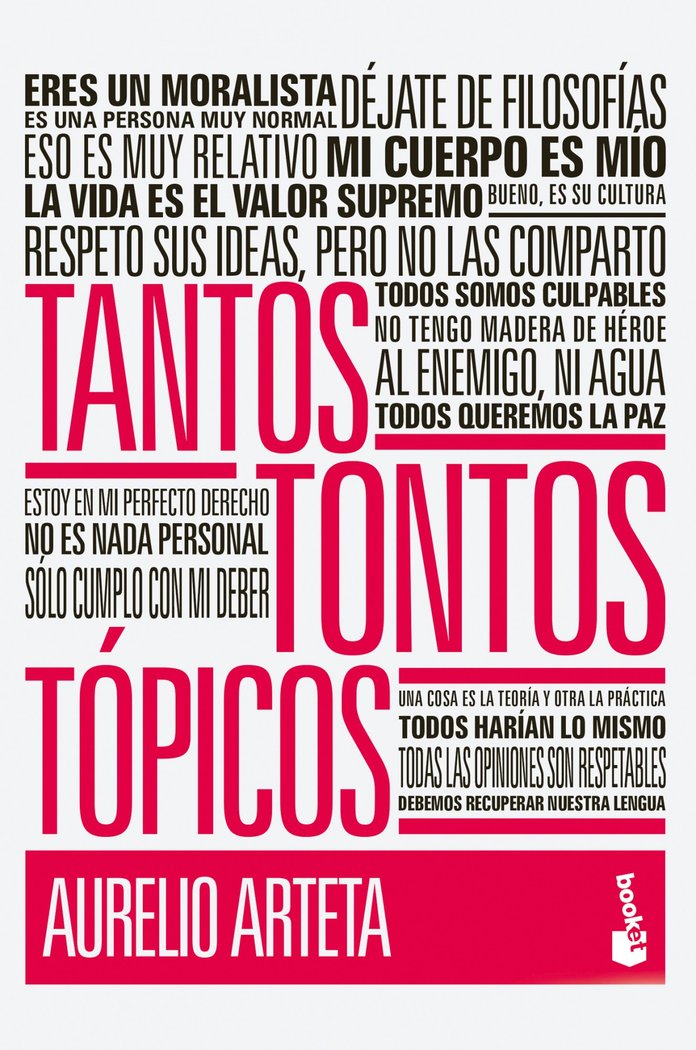 Tantos tontos tópicos, de Arteta, Aurelio | portada del libro