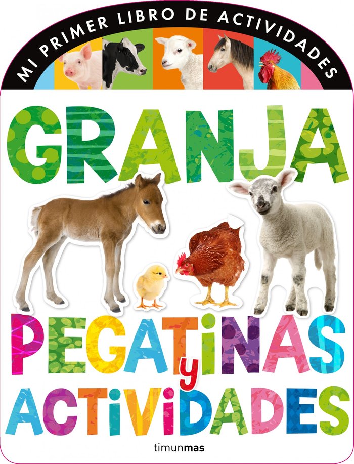 Granja. Pegatinas y actividades, de Little Tiger Press | portada del libro