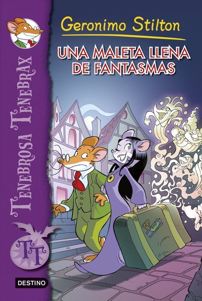 Una maleta llena de fantasmas, de Stilton, Geronimo | portada del libro