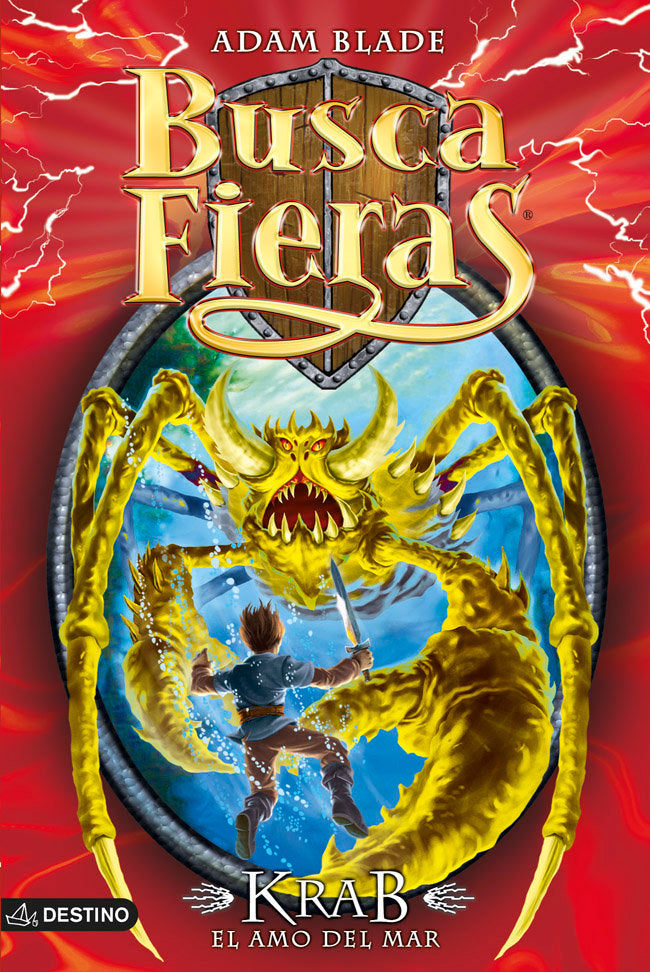 Krab, el amo del mar, de Blade, Adam | portada del libro
