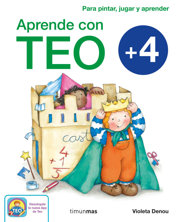 Aprende con Teo + 4, de Denou, Violeta | portada del libro