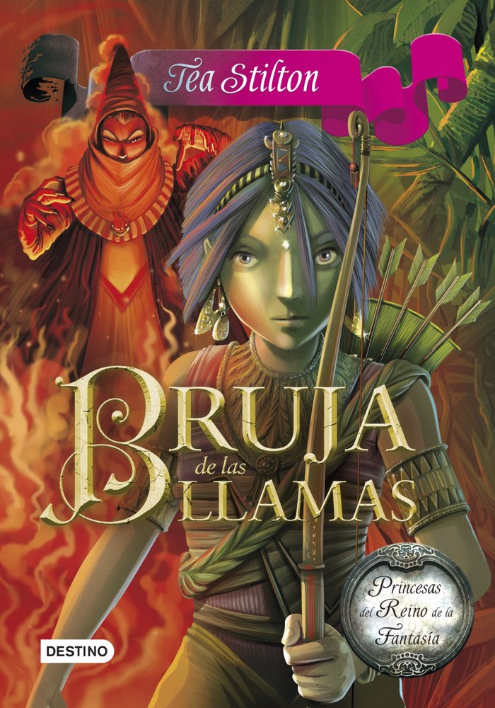 Bruja de las llamas, de Stilton | portada del libro