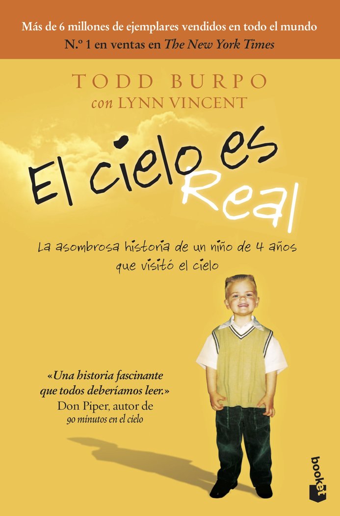 El cielo es real, de Burpo | portada del libro