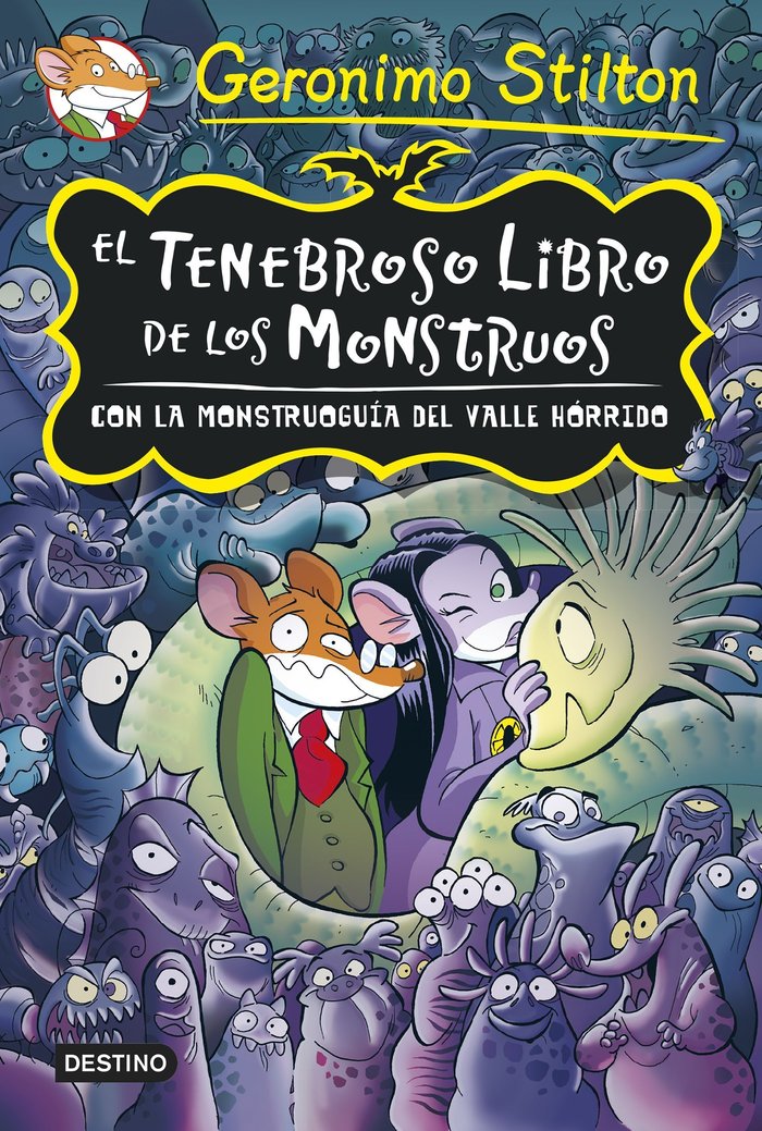 El tenebroso libro de los monstruos, de Stilton, Geronimo | portada del libro
