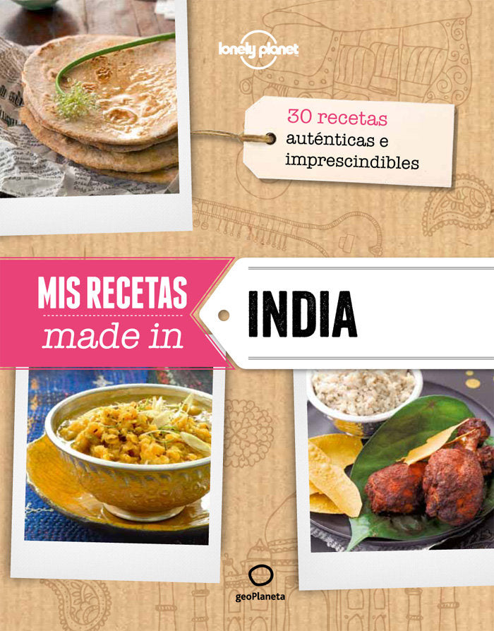 Mis recetas made in India, de AA. VV. | portada del libro