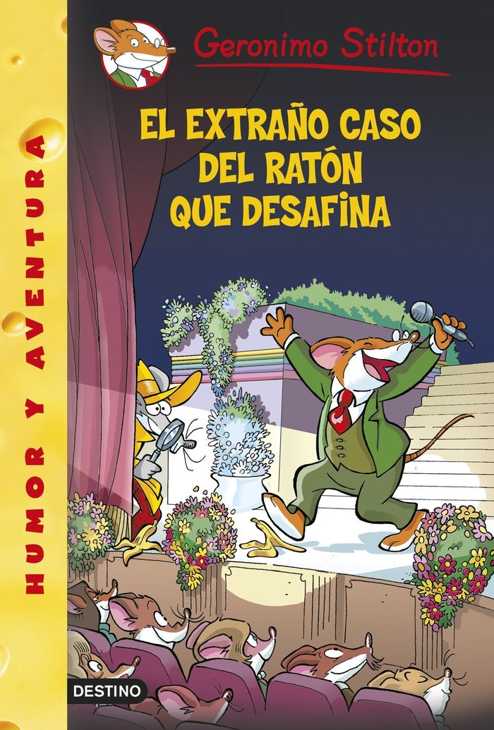 El extraño caso del ratón que desafina, de Stilton | portada del libro