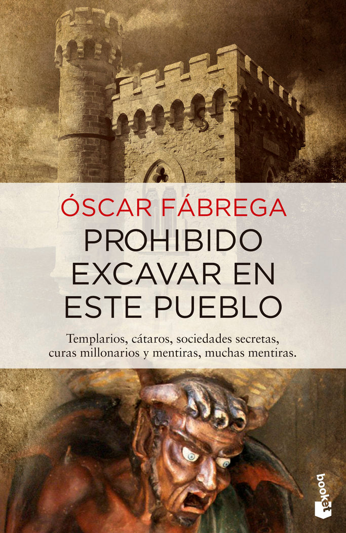 Prohibido excavar en este pueblo, de Fábrega | portada del libro