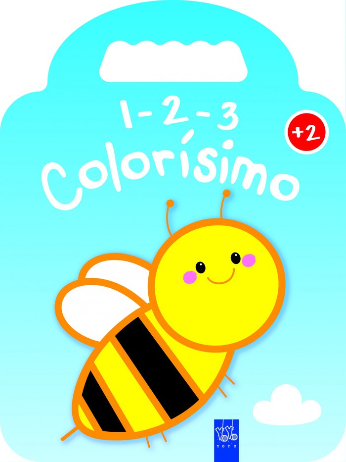 1-2-3 Colorísimo +2 - Abeja, de YOYO | portada del libro