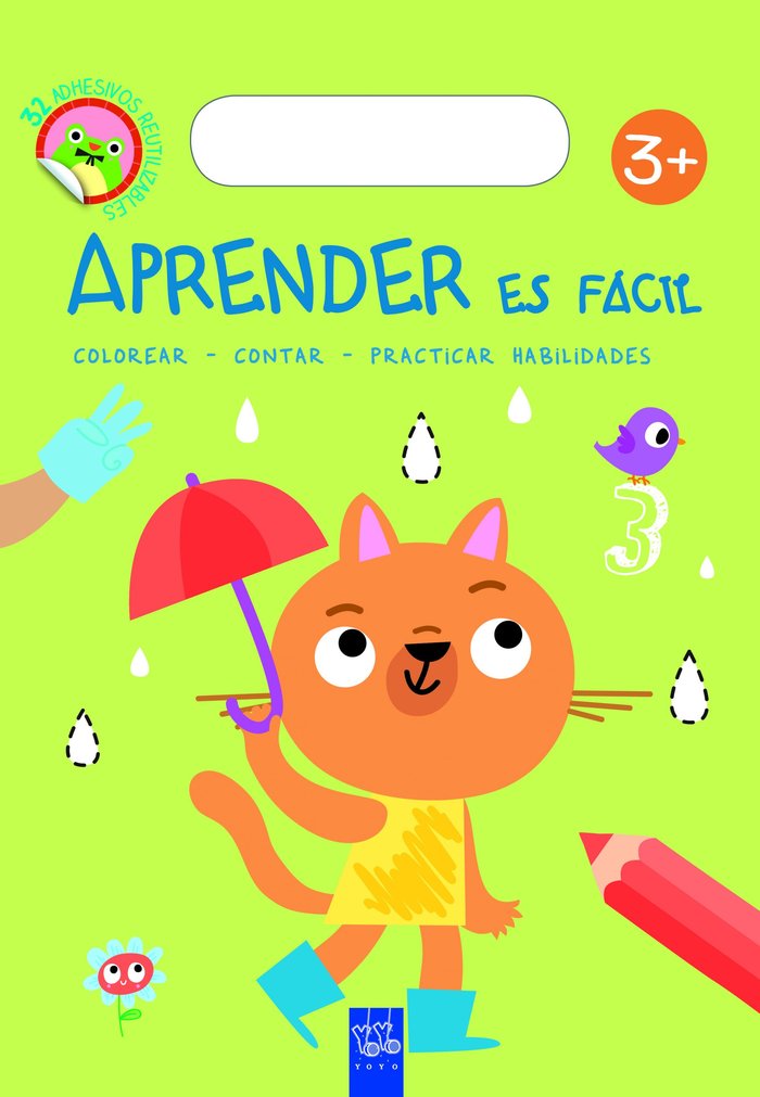 Aprender es fácil +3, de YOYO | portada del libro