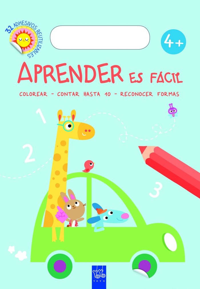 Aprender es fácil +4, de YOYO | portada del libro