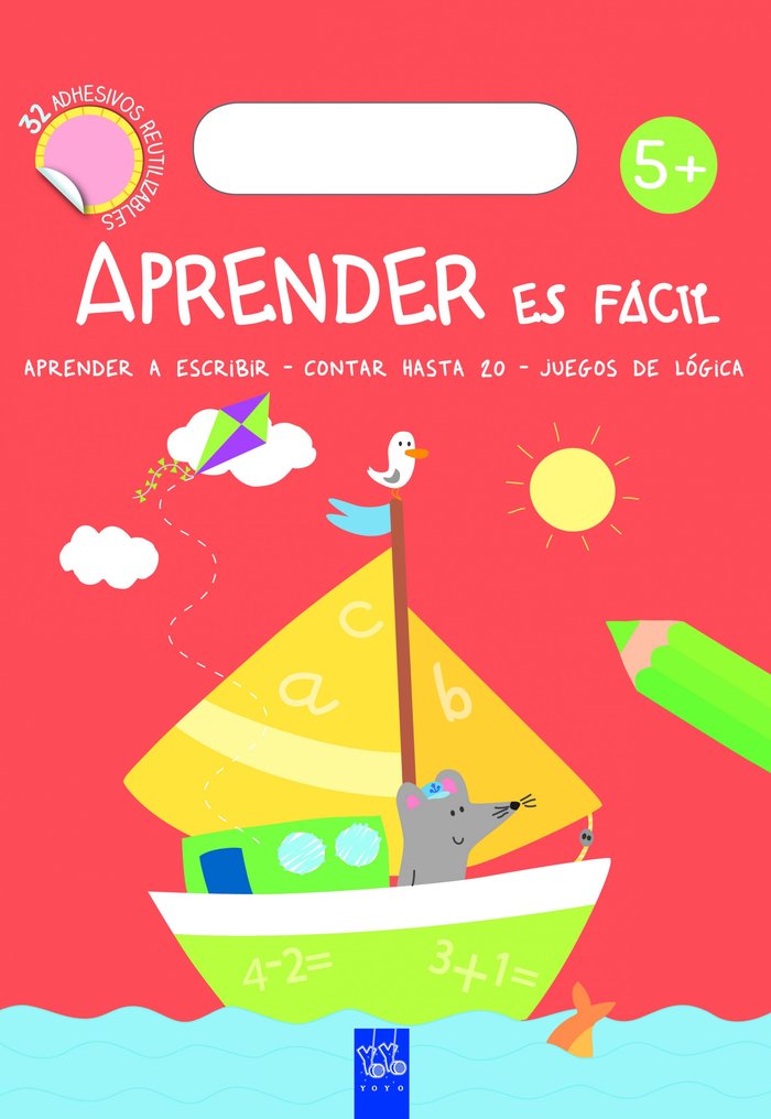 Aprender es fácil +5, de YOYO | portada del libro