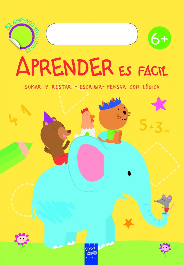 Aprender es fácil +6, de YOYO | portada del libro