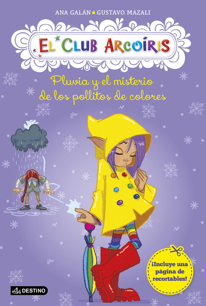Pluvia y el misterio de los pollitos de colores, de Galán, Ana | portada del libro