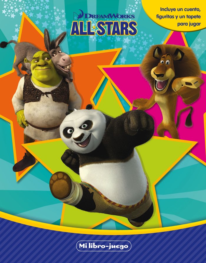 Dreamworks. All Stars. Mi libro-juego, de Dreamworks | portada del libro