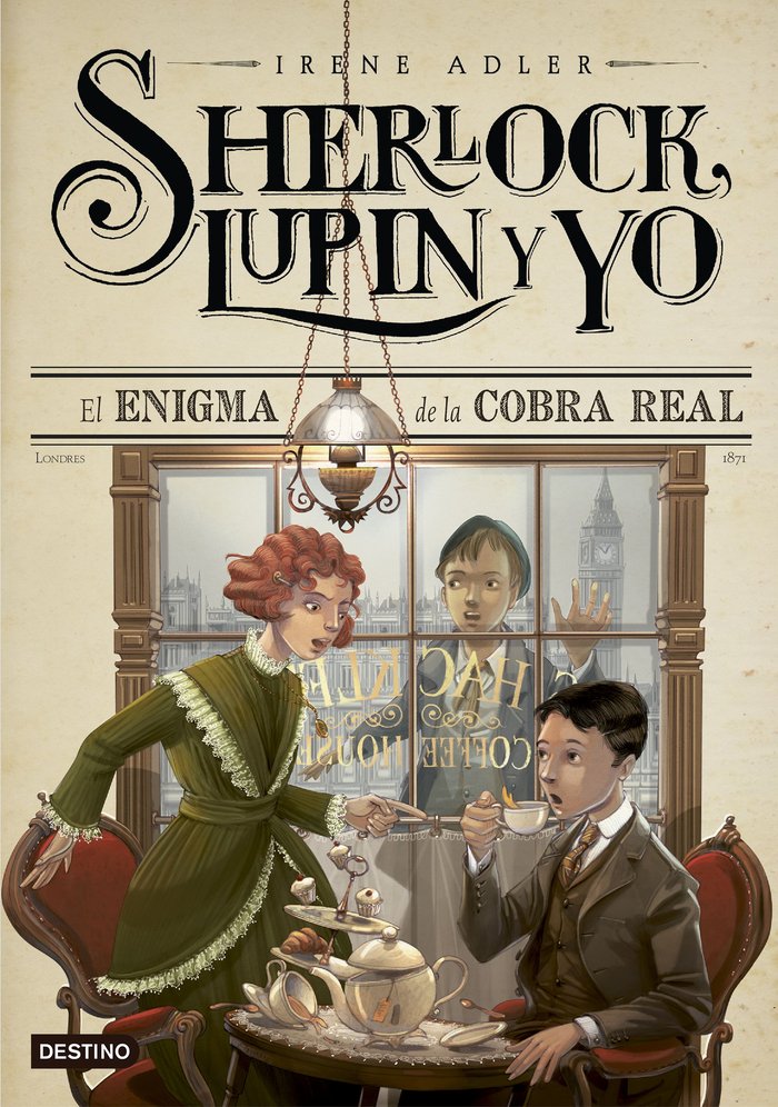 El enigma de la cobra real, de Adler | portada del libro