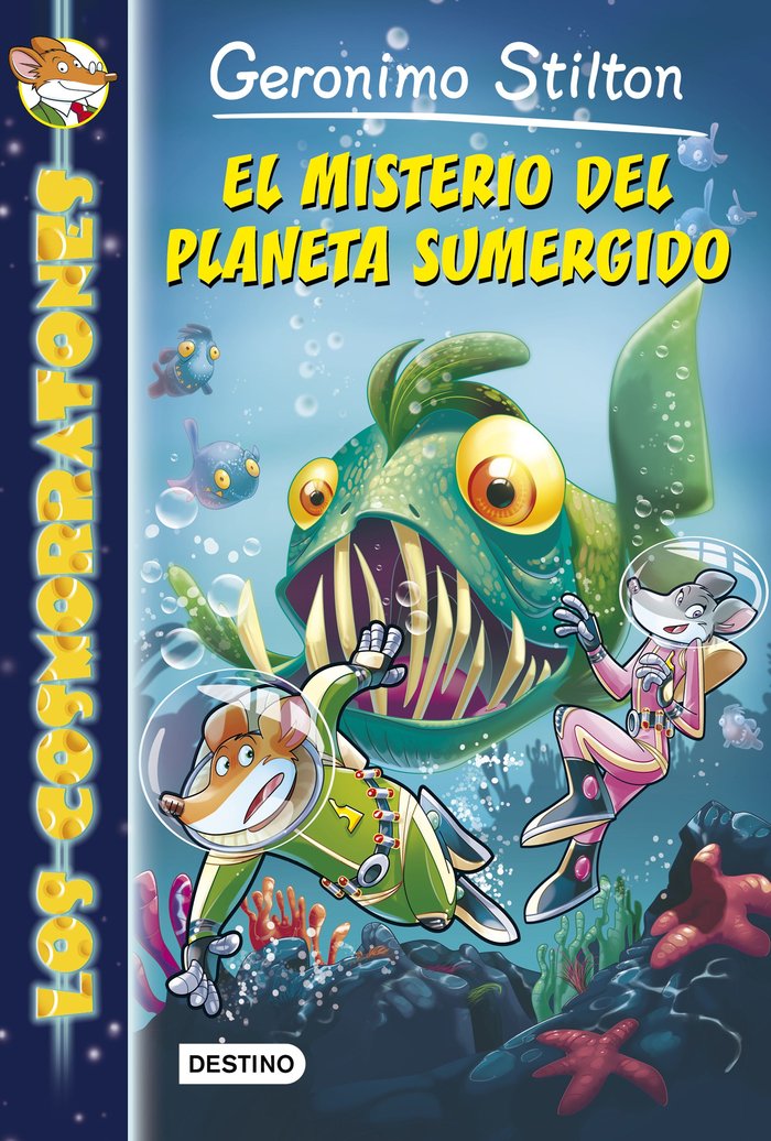 El misterio del planeta sumergido, de Stilton | portada del libro