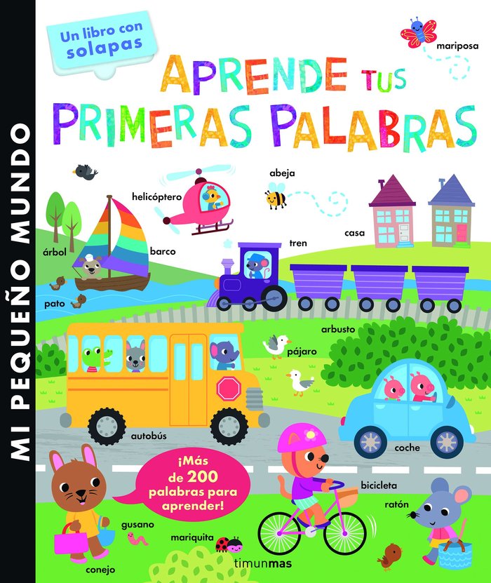Aprende tus primeras palabras. Pequeño mundo, de Little Tiger Press | portada del libro