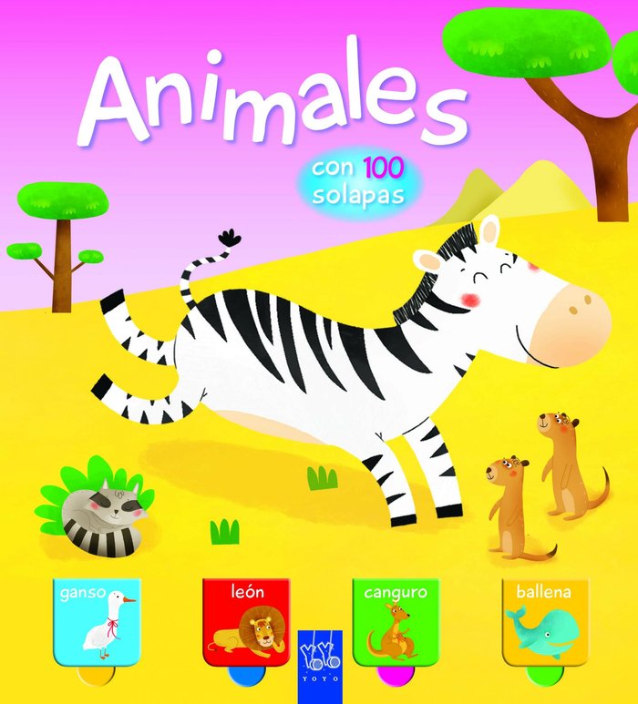 Animales. Con 100 solapas, de YOYO | portada del libro
