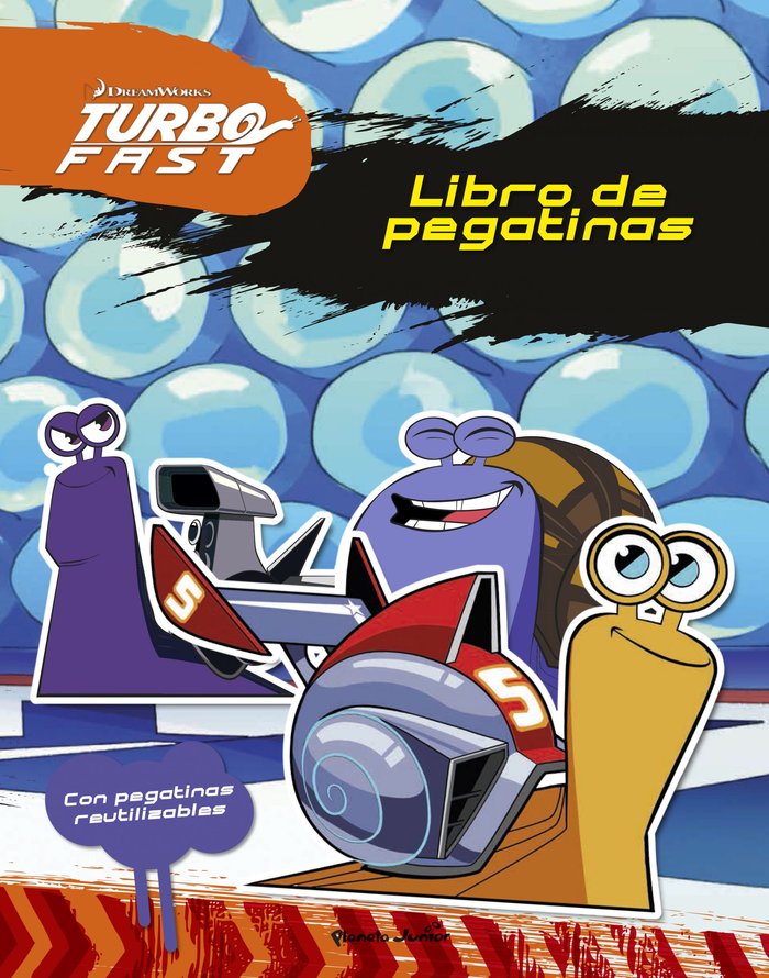 Turbo Fast. Libro de pegatinas, de Dreamworks | portada del libro