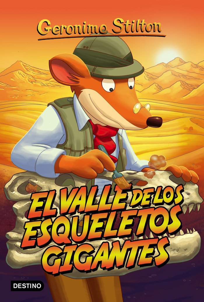 El valle de los esqueletos gigantes, de Stilton, Geronimo | portada del libro