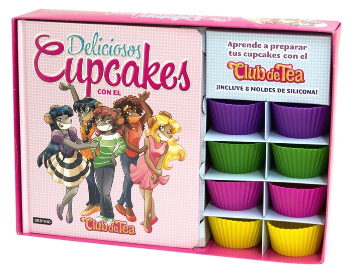 Deliciosos cupcakes con El Club de Tea, de Stilton, Tea | portada del libro