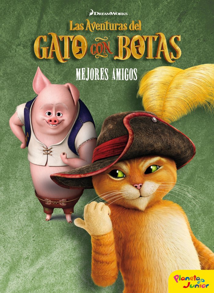 Las Aventuras del Gato con Botas. Mejores amigos, de Dreamworks | portada del libro