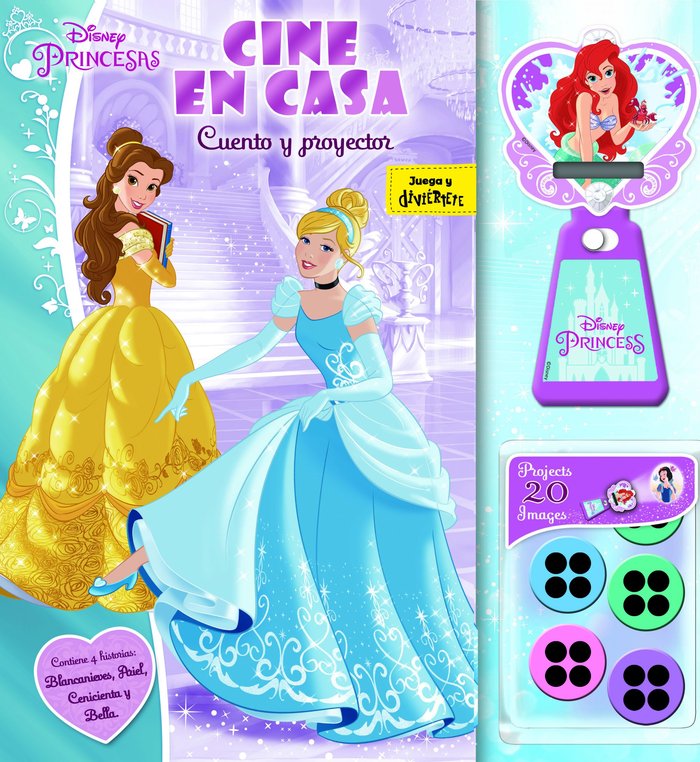 Princesas. Cine en casa, de Disney | portada del libro