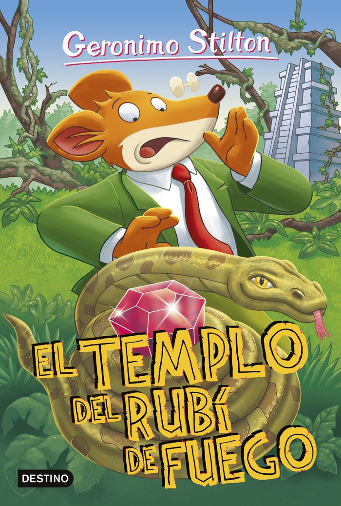 El Templo del Rubí de Fuego, de Stilton, Geronimo | portada del libro