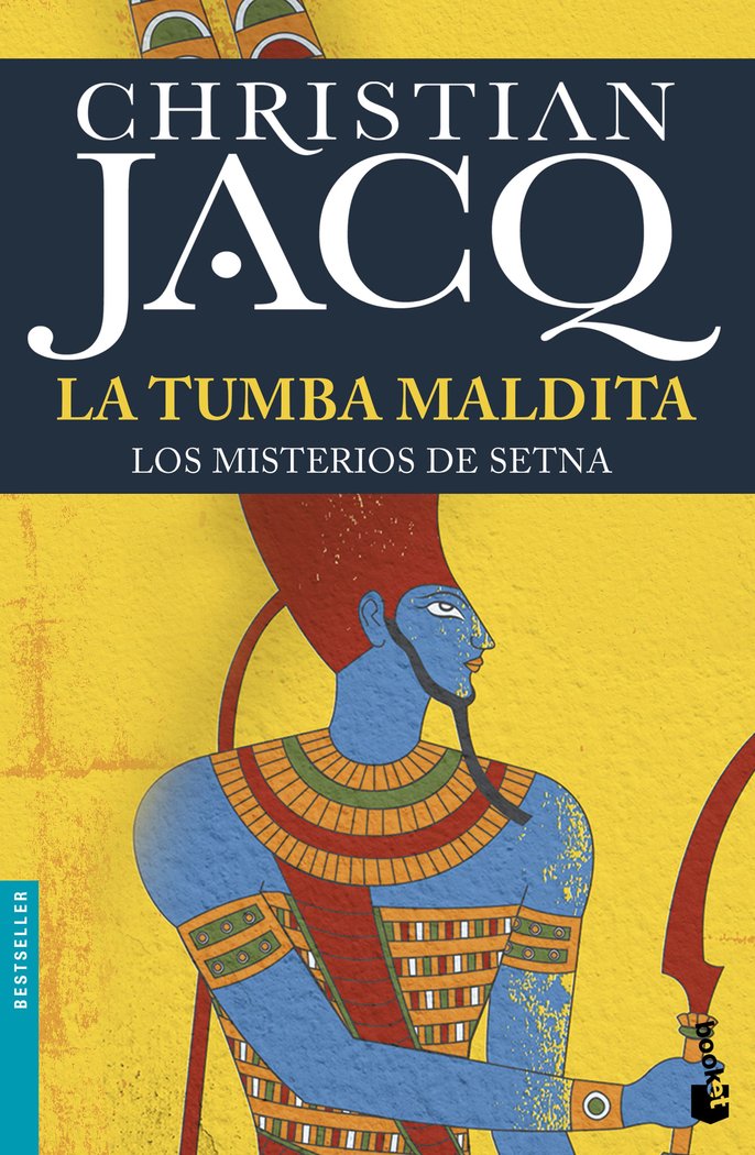 La tumba maldita, de Jacq | portada del libro