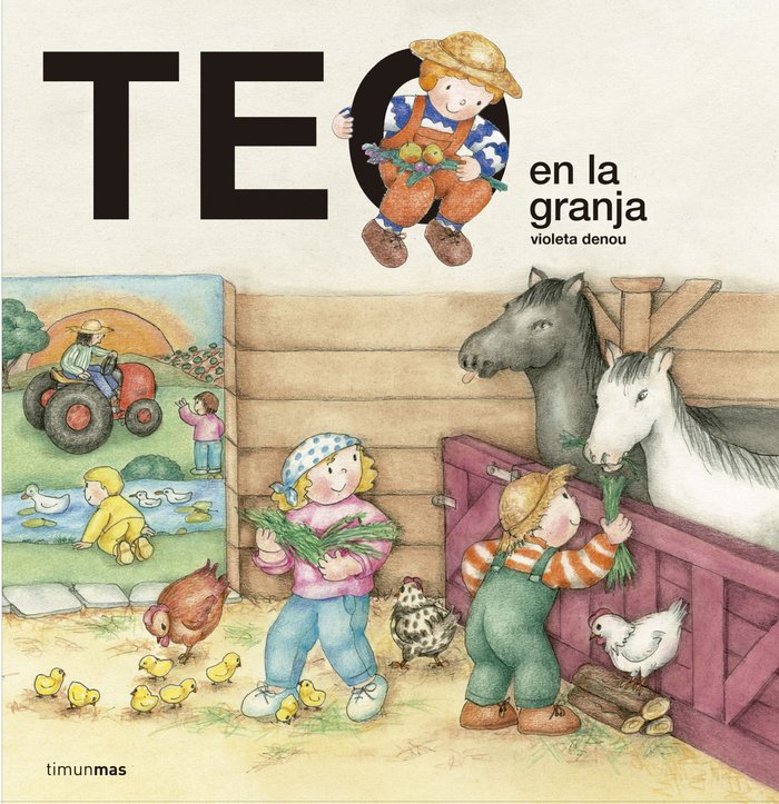 Teo en la granja, de Denou, Violeta | portada del libro