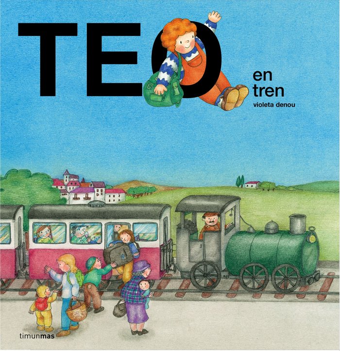 Teo en tren, de Denou, Violeta | portada del libro