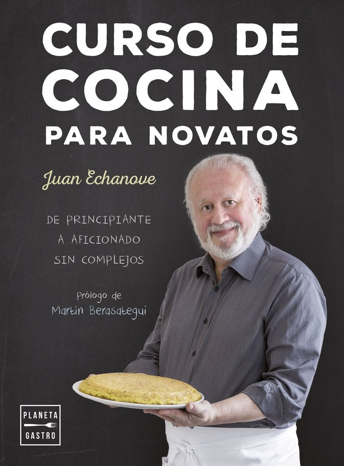 Curso de cocina para novatos, de Echanove Labanda, Juan | portada del libro