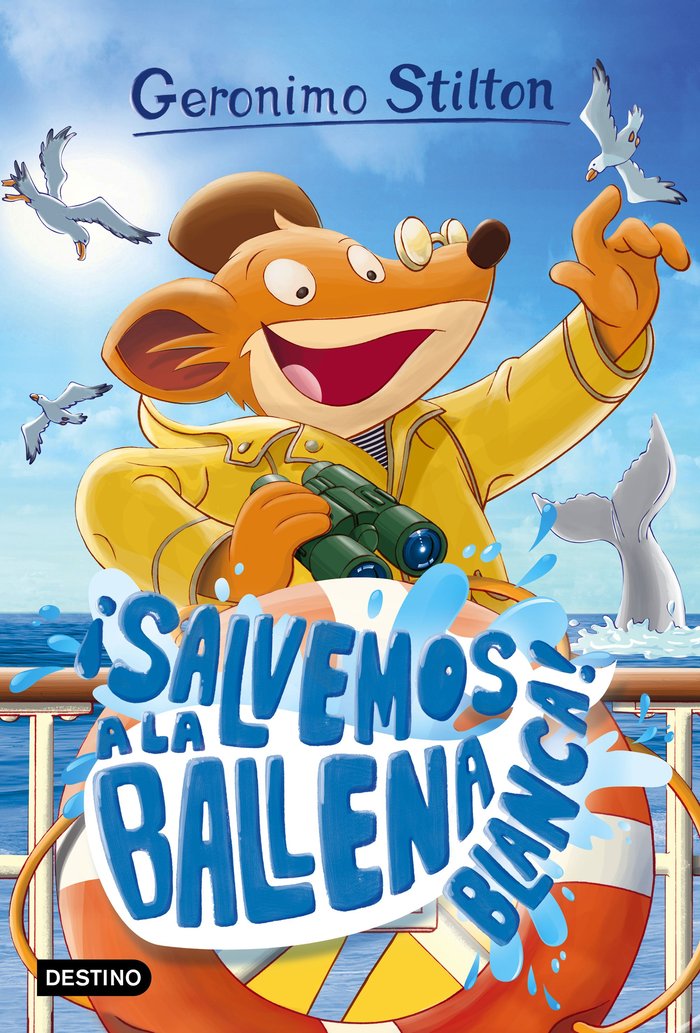 ¡Salvemos a la ballena blanca!, de Stilton, Geronimo | portada del libro