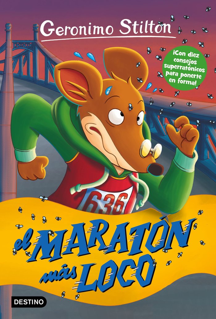 El maratón más loco, de Stilton, Geronimo | portada del libro