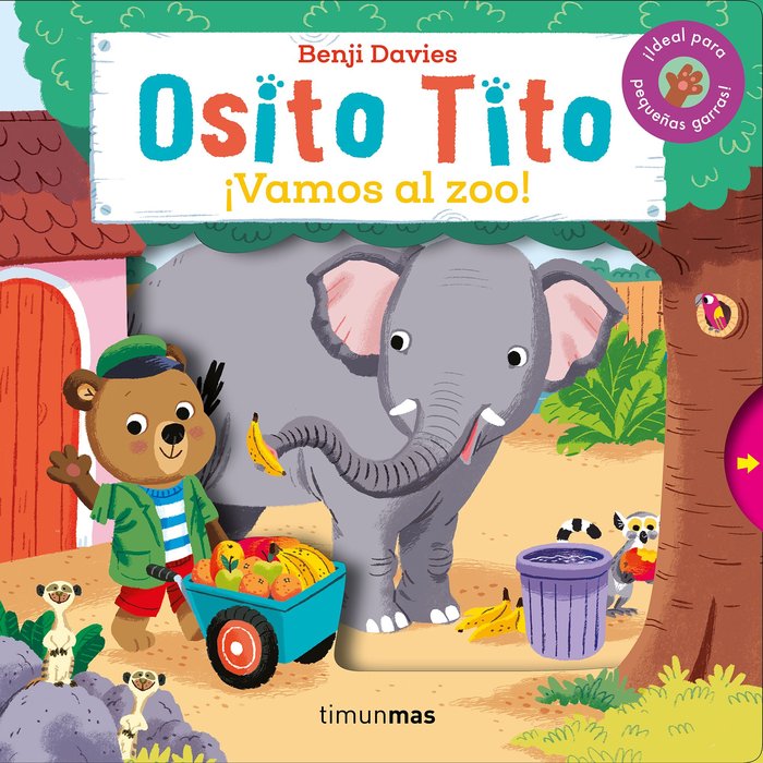 Osito Tito. ¡Vamos al zoo!, de Davies, Benji | portada del libro