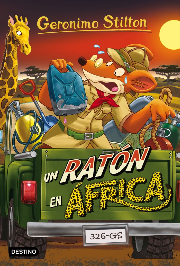 Un ratón en África, de Stilton, Geronimo | portada del libro