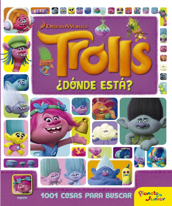 Trolls. ¿Dónde está?, de Dreamworks | portada del libro