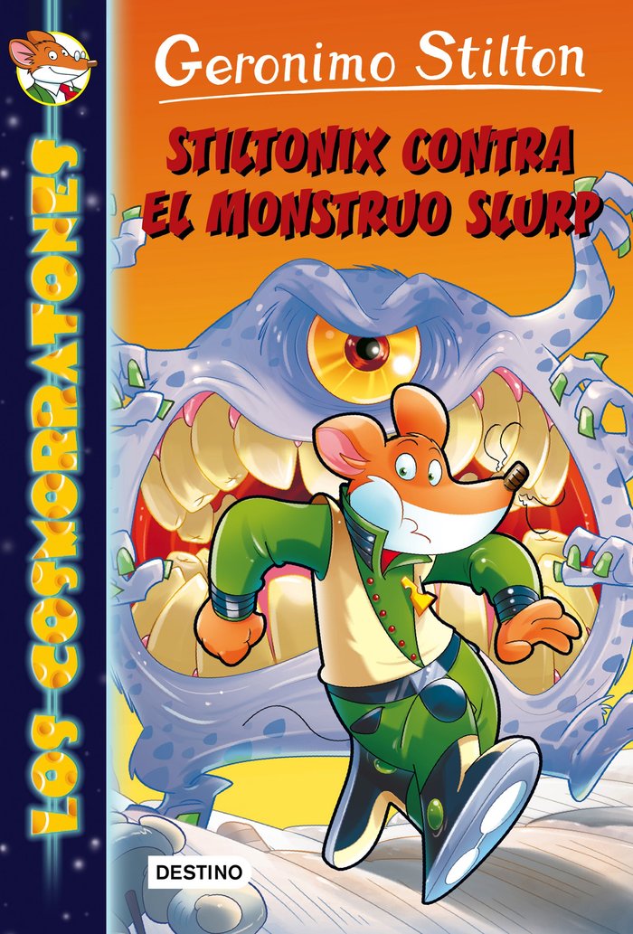 Stiltonix contra el monstruo Slurp, de Stilton, Geronimo | portada del libro