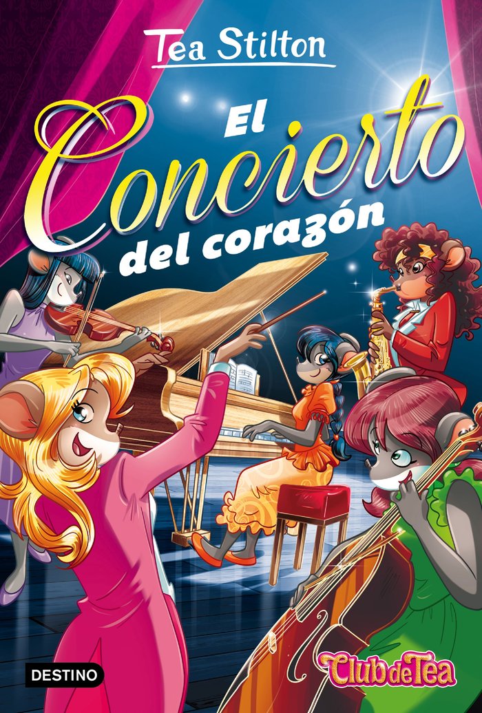 El concierto del corazón, de Stilton, Tea | portada del libro