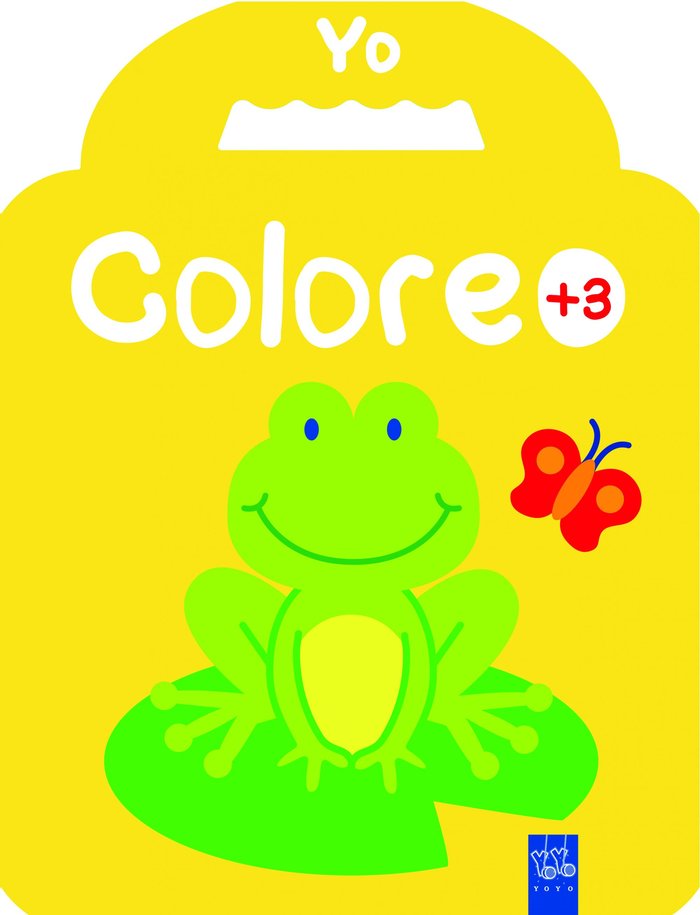 Yo coloreo +3. Rana, de YOYO | portada del libro