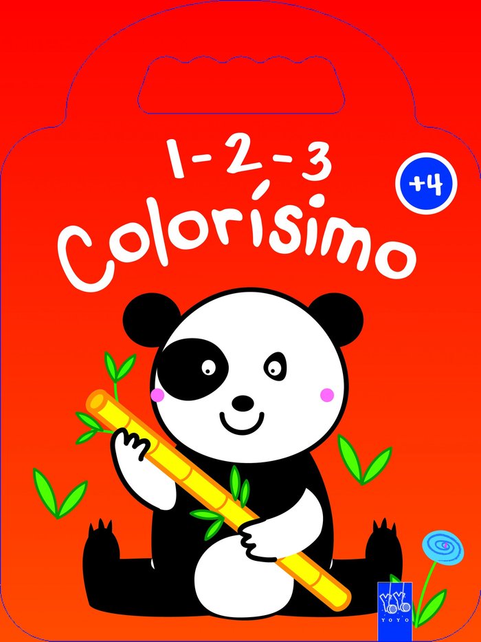1-2-3 Colorísimo. +4 Panda, de YOYO | portada del libro
