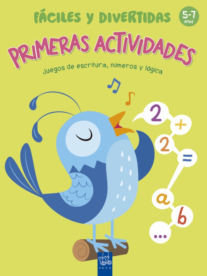 Primeras actividades fáciles y divertidas, de YOYO | portada del libro